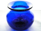 Handblown Leech Jar  Cobalt Blue  Rough Pontil  Bloodletting
