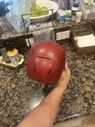 Daredevil Superhero Full Face Mask Red black Plastic One Size Eye Holes