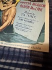 Tarzan And The Huntress  1947  Authentic Movie Poster 14x36 Half Sheet