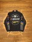 Jh Design Nascar Cup Series Racing Jacket Black Snap Lined Embroidered Men   s Xl