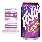 Faygo Grape Soda   12-pack Of 12oz Cans   Juicy Purple Grape Flavor   Caffeine-f