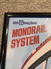 Disney World Monorail Contemporary Resort Poster Framed 13x19