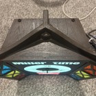 Vintage Miller High Life Beer Clock Faux Stained Glass Bar Light Sign