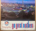 C 1960s Seattle Queen City Of Pacific Northwest Poster Great Northern Railway