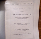1925 Knights Of Columbus Chicago Hennepin Revue Souv Program Majestic Auditorium