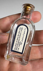 Antique 1930s Art Deco Jergens Lotion Mini Sample Bottle Original Labels Cork