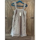 Noralee Girls Mura Dress Lavender Floral Lace Ruffle Strap Smocked Back Size 10y