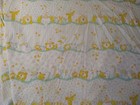 Cute Vintage Baby Nursery Crib Sheet Fitted Sleepy Animals
