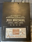 Rice Brothers Sioux City Stock Yards Season s Greetings Calendar For 1941