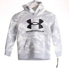 Under Armour Boys Ua Rival Symbol Hoodie Set T Shirt  White Size 4  5   6