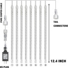 Dazzle Bright Christmas Lights Outdoor  288led Meteor Shower Rain Lights 12 Inc