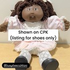 Black Mary Jane T-strap Replacement Shoes For 16    Cabbage Patch Kids Dolls