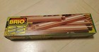 Vintage 1980 s Brio Long Straight Tracks  3341 31405 63 Wooden Railway