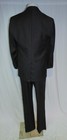 Brooks Brothers Golden Fleece Saxxon Full Canvas Solid Black Tuxedo 41l Nwt