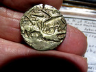 Nice Ancient 5th Century India Formalised Kushan King - Goddess Ardoksho M-3637