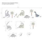 Lambs   Ivy Dino-might Watercolor Dinosaur Theme Wall Decals stickers