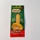Bob White Fountain Service Ross Ave Dallas Tx Vintage Matchbook Cover 4mb105-2