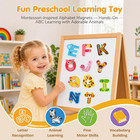 Magnetic Letters  26 Uppercase Alphabet Magnets Fridge Magnets For Toddlers   Ki