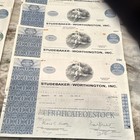 Studebaker-worthington  Inc  Common Stock Certificate  Circulated Lot Of 21