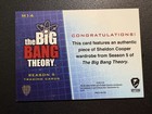 Sheldon The Big Bang Theory Season 5 Costume Wardrobe M14 Relic Jim Parsons