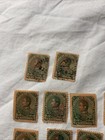 Venezuela- -1893- -scott  111-simon Bolivar 50c -lot Of 9-stamps-mh used-  15
