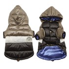 Winter Dog Coat Warm Waterproof Pet Puppy Hooded Jacket Jumpsuits For Small Dogs