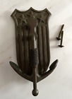 8  Antique C 1912 Bronze Anchor Architectural Salvage Doorknocker