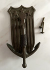 Large 8  Antique C 1910 Bronze Anchor Architectural Salvage Doorknocker