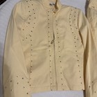 St  John Sport By Marie Gray Women   s Pants jacket Set Mellow Yellow W  Studs P2
