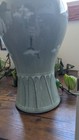 Korean Celadon Crackle Glaze Vase Flying Cranes Clouds Pattern