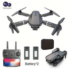 E88 Rc Drone Pro Fpv With 4k Hd Wifi Camera Foldable Quadcopter 2 Batteries M0y