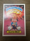 Blasted Billy Gpk Garbage Pail Kids 1985 Series 1 8b Glossy Cheaters License Ex