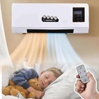 2in1 Wall Mounted Electric Small Air Conditioner Fan Heater W  Remote Controller