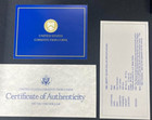 1987 S Us Mint Constitution Proof Silver Dollar Commemorative  1 Coin Box   Coa