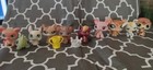 Lps Littlest Pet Shop Lot Vintage 12pc Hasbro Authentic Good Condition