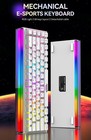 68 Keys Mechanical Gaming Keyboard Wired  Rgb Backlit Lightbox  Detachable Cable