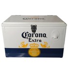 Corona Extra 20l Beach Cooler - Metal Insulated Ice Box For Coastal Vacations