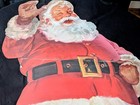 Vintage 48  Santa Claus Christmas Store Display Standee Cardboard Haddon Slom 