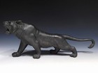 Signed Tiger Okimono Meiji Kinko  Statue Japan Antique Artwork