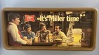 Vintage 1980 Large 25x11 Its Miller Time Bar Pub Beer Advertising Sign