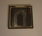 Antique Magic Lantern Slide Rochester Cathedral Chapter House Door C1890 Photo