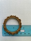 Set Of 5 Artisan Dollhouse Miniature Picture Frames Gold Ornate Victorian