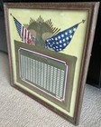 Ww1 Us Army Roll Of Honor Embossed Printed In Frame
