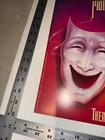 Motley Crue 1985 Theatre Of Pain Original 2-sided Promo Poster Flat