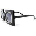 Designer Vintage Retro Funky Fashion Stylish Womens Oversized Square Sunglasses