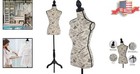 Lightweight Adjustable Clothing Display Mannequin Torso - Easy Setup 60-67 Inch