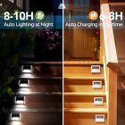 Solar Power Stairs Lights Outdoor Garden Pathway Wall Fence Deck Solar Step Lamp