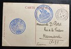 1910 Constantinople French Levant Turkey Postcard Cover To Normandy France