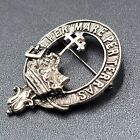 Scottish Per Mare Per Terras Crest Crown Cross Badge Kilt Pin Brooch 2 