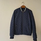 Tommy Hilfiger Navy Quilted Bomber Jacket Xs